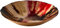Anton Studio Designs - Decorative Bowl - Large Table Decoration Bowl - Diameter: 40cm - Decorative Glass Bowl for Home Decor - Abstract Red