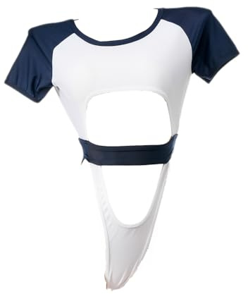 QNCLO Sous-vêtements de sport sexy pour femme - Tenue de gymnastique et de yoga, blanc, taille unique