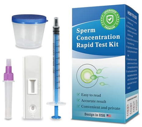 Fertility Home Test Kit for Men-Trak Plus Male Fertility Testing System- Shows Normal or Low Sperm Count- Easy to Read Results-Convenient, Accurate, Private
