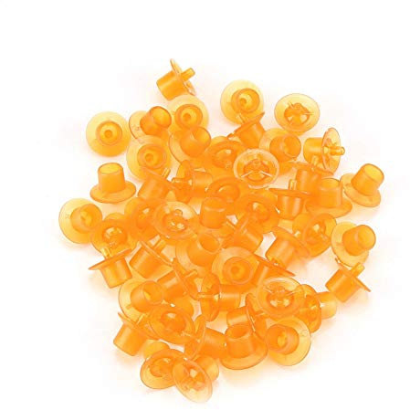 50 Uds. Tazas de células de cría de Reina de Apicultura Equipo de Apicultura Herramienta Suministro de Apicultura (Naranja)