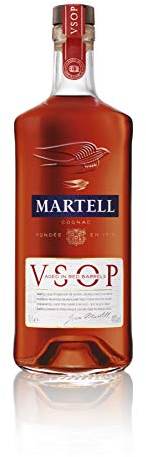 Martell VSOP Red Barrel Cognac, 70 cl (Packing May Vary)