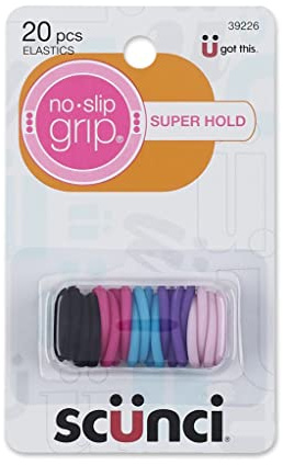 Scunci No-Slip Grip Gel Evolution Mini Ponytailers, 20-Pieces per pack (1-Pack)