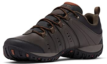 Columbia Woodburn II WP wasserdichte Wanderschuhe für Herren, Braun (Cordovan x Cinnamon), 44.5 EU