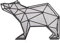 Kikkerland Dokumentenhalter, Stahl, Schwarz, 24,9 x 5,1 x 15,5 cm