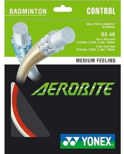 YONEX BG Aerobite Badminton Strings Set