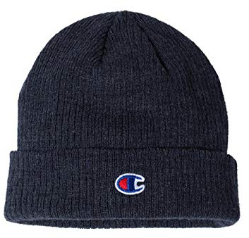 Champion Ribbed Cuffed Beanie, Heather Navy