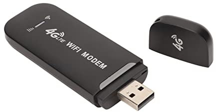 Punto de Acceso Móvil, Enrutador WiFi Portátil Inalámbrico USB 4G LTE, Enrutador Inteligente de Red WiFi Dongle SIM de Bolsillo de Alta Velocidad, Uso Compartido de Módem WiFi