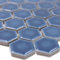 Mosaikfliese Hexagon Keramikmosaik Matte Blau Grün Boden Küche Mosaik Dusche Bad