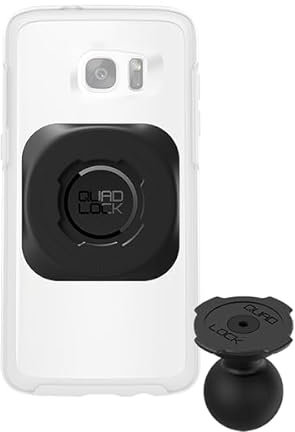 Quad Lock 1 Ball Top Cap Phone Mount Kit with MAG Universal Smartphone Adapter, Compatible with RAM 1 Socket arms for Car, Truck or RV.