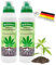 Grow Dünger Zimmerpflanzen - HERBVA Flüssigdünger NPK 8-8-6 - Universaldünger für Zimmer- und Gartenpflanzen | NPK Pflanzen Dünger für Zimmerpflanzen - Perfekt für Wachstum und Blüte | 2x500ml