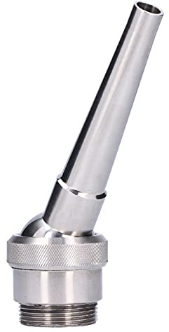 ZAWELIYO Ugello per Fontana G1-1/2 Filettatura Maschio 46mm Testina di Spruzzo a Getto d'Acqua Regolabile per Fontane Commerciali, Accessori per Fontane in Acciaio Inossidabile per Laghetti da