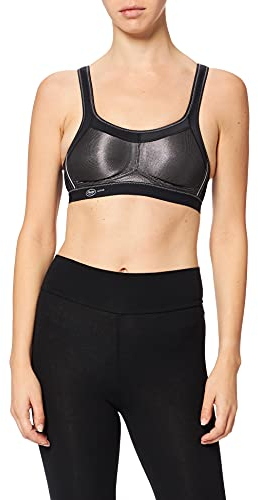 Anita Active Damen Bügelloser BH 5529, Schwarz (Schwarz 001) , 105E
