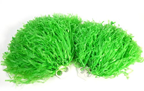 Cheerleading Pom Poms Cheerleader Pompons für Balltanz Abendkleid Party Sport(Grün)