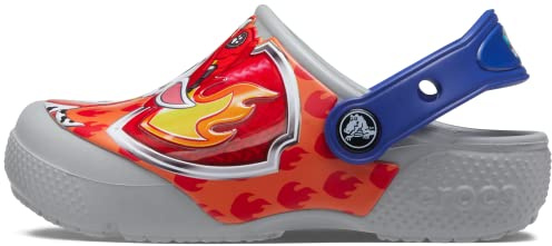 Crocs Unisexe Enfant FL Paw Patrol Patch Clog T Sabots, Light Grey, 22/23 EU