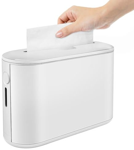 Distributeur de papier essuie-mains avec fond antidérapant - Distributeur de serviettes portable multi-plis avec fenêtre visible pour cuisine, salle de bain, toilettes