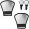 Flash Diffusore,2 pezzi 2 in 1 Argento Riflettore,argento/bianco riflettore Riflettore per Speedlite,per riflettore fotocamera, studio, diffusore di luce