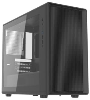 EWAIDI DB460M PC-fodral USB 3.0 härdat glas sidopanel M-ATX datorspel chassi stöder 360 mm vattenkylning spelskåp