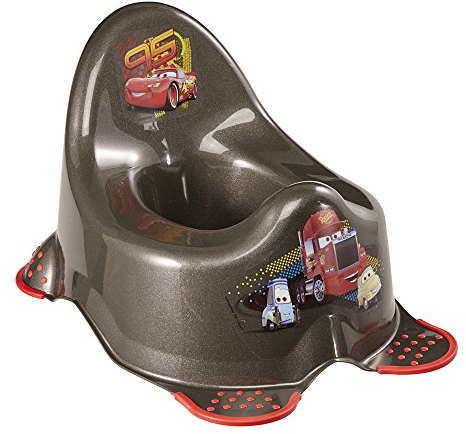 keeeper Cars Babytopf, Ab ca. 18 Monate bis ca. 3 Jahre, Anti-Rutsch-Funktion, Adam, Grau