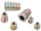 50pcs Zinc alloy Insert Nuts, Hex Sockets Screw-in Inserts Nuts Hex Drive Nuts M4/M5/M6/M8/M10