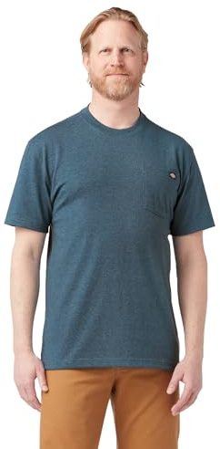 Dickies schweres Herren-T-Shirt, Rundhalsausschnitt, kurzärmelig, L