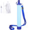 Camping Water Filter Personal Water Purification Straw Portable Outdoor Survival Purification Kit, 0.01 Micron Emergency Gear for Hiking, Travel and Emergency Preparedness