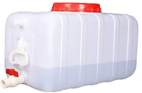 LPLND Water Tank Water Storage Containers for Emergency and Camping with Handle Outdoor Portable Food Grade Plastic Car Water Tank for Travel Outdoor （25L/50L/75L/110L/200L/150L） (Size : 50l)