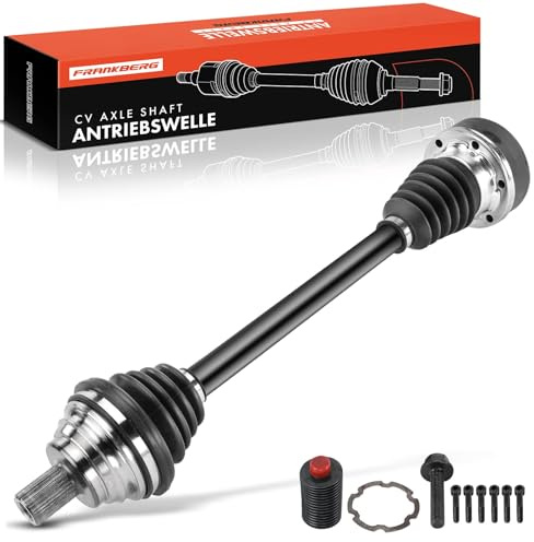 Frankberg Albero di trasmissione semiasse MT assale anteriore sinistro | 1K0407271DJ; Compatibile con: Golf V 1K1, Altaea XL 5P5 5P8, A3 8P1, Leone 1P1, O.c.t.a.v.i.a II 1Z3