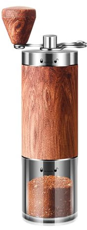 Moulin à Café Manuel, Moulin à Grains Espresso, Précision de Broyage Réglable, Capacité de 25ml, Broyeur Café pour Maison, Bureau, Voyages