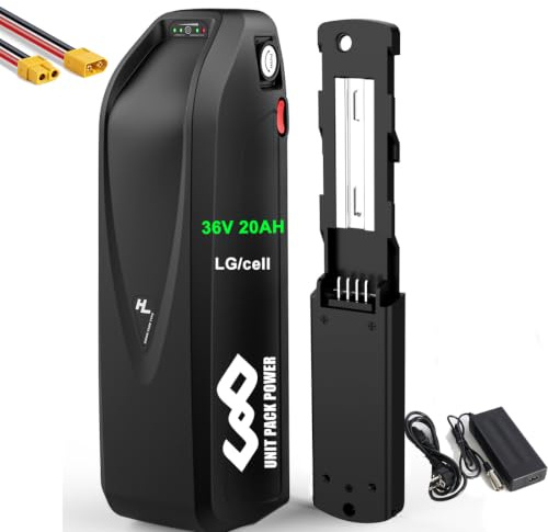 Batterie vélo électrique 36v 20Ah Ebike kit Roue Avant arrière 250w 500w