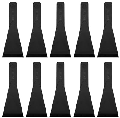 LifgWas Raclette Scraper Set di 10 raschietti antiaderente in nylon resistente al calore, larghezza 5 cm, protegge tutti i rivestimenti, accessori per raclette versatili per cucina e barbecue
