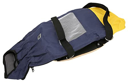 RASTKY Fauteuil Roulant pour Chien, Roues Universelles Silencieuses avec Sac de Remorquage en Tissu Oxford, Trottinette Réglable pour Animaux de Compagnie pour Chiens Paralysés, Ventilation en (S