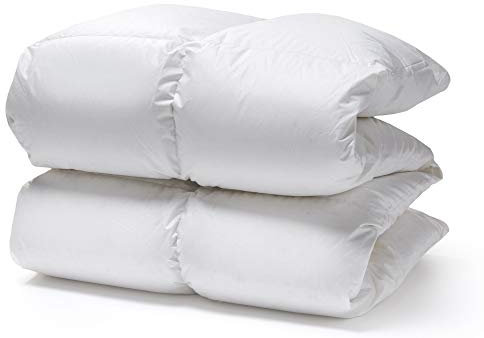 White Cloudz Daunendecke „Graz“ – 90% europäische Daunen | 200 × 200 cm – Winter | Atmungsaktiv & hypoallergen | Nomite | Downpass