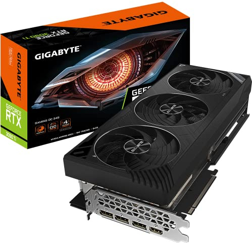 Gigabyte Tarjeta gráfica GeForce RTX 3090 Ti Gaming OC 24G, 3 Ventiladores WINDFORCE, 24 GB 384 bits GDDR6X, Tarjeta de Video GV-N309TGAMING OC-24GD