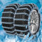 JXYQZD Schneeketten für PKW-Pickup-LKWs, SUV, Schneeketten Universal Traktionskette mit Handschuhen, rutschfeste, Verdickende Reifenketten, Breite 145 Bis 285 mm – 2er-Set (Size : 165)