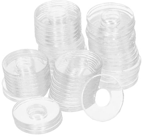 Anneome Set De 500 Arandelas Planas Redondas De Pvc Aislantes y Antideslizantes Ideal Para Reparaciones