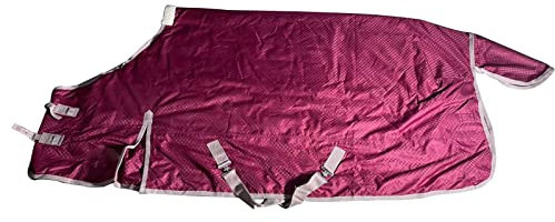 Flugtäcke för hästar Häst Vintertäcke Vattentätt Vinter Vattentätt Poly Hästtäcke Belly Wrap Lime (Storlek: 200 cm (79in), Färg: röd)
