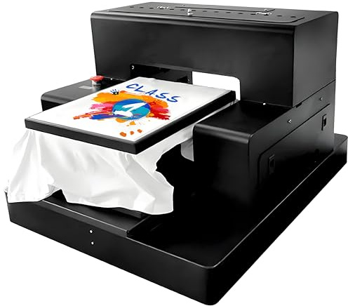 Furvveerr A3L805 DTF DTG multifunktionsskrivare A3 automatisk flatbed kläder DTF DTG-skrivare, direkt och överföring, standard vit bläckblandare, 1440 x 1440 dpi