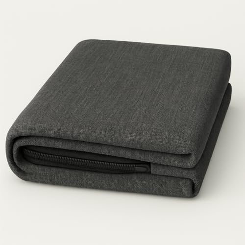 chilly pilley® Bezüge UV für Palettenkissen Palettenauflagen Palettenmöbel Bezüge Sitzkissenbezug Rückenkissenbezug (Sitzkissen 120x60x15cm, Anthrazit UV)