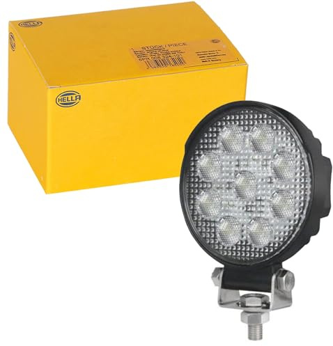 HELLA VALUEFIT 1G0 357 101-012 LED-Arbeitsscheinwerfer - R1500-24/12V - 1500lm - geschraubt/Anbau - schwenkbarer Montagebügel - Nahfeldausleuchtung - Kabel: 800mm - Stecker: offene Kabelenden