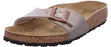 BIRKENSTOCK Damen Madrid BF Sandale, Graceful Taupe, EU 39