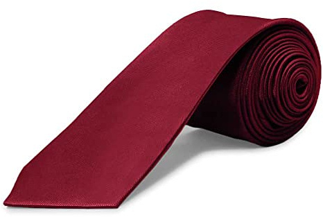OcioDual Cravate Bordeaux Homme, Cravate Homme Costume, Classique et Élégante, Idéale pour les Costume, les Événements, Cravates Hommes, les Mariages, les Fêtes, les Hommes D'affaires