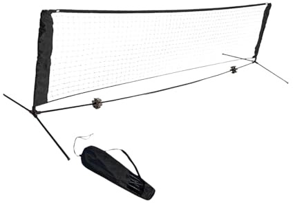 Qianly Rete da Pickleball Portatile, Rete da Gioco da Pickleball da 3 Borsa per Il Trasporto, Rete da Tennis Staccabile per