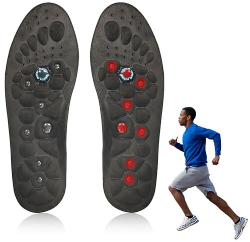 NHQZ Plantillas Magnéticas Para Adelgazar Plantillas Para Zapatos De Trabajo Para Aliviar La Fascitis Plantar Reflexología Plantillas De Acupresión Plantillas Ortopédicas Para Hombres Y Mujeres