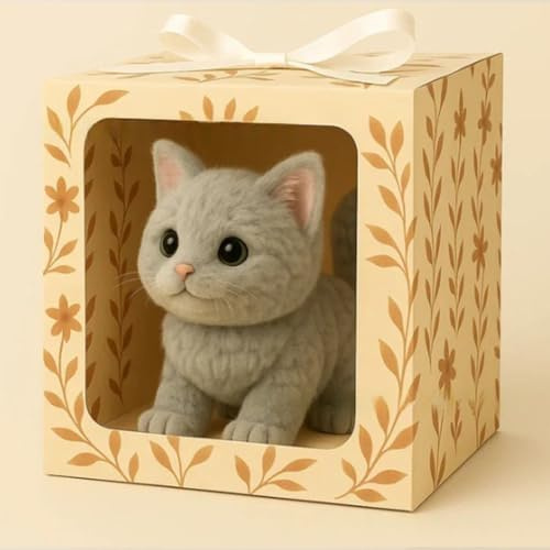 Mes Jouets de Chat réalistes, Chaton de Chat Smart Robot Qui agit comme Un Vrai Chaton, se déplace comme Un Vrai Chat, Marche, miaule et remute sa Queue Gray