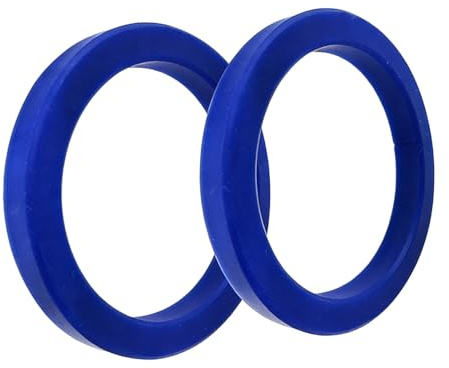 SIGANDG Guarnizione in Silicone per Gruppo Caffè E61 O-Ring Migliorati Per E61 Filtri Porta Della Macchina Espresso Compatibile con Macchine Espresso a Gruppo E61 Blu (2 Pezzi)