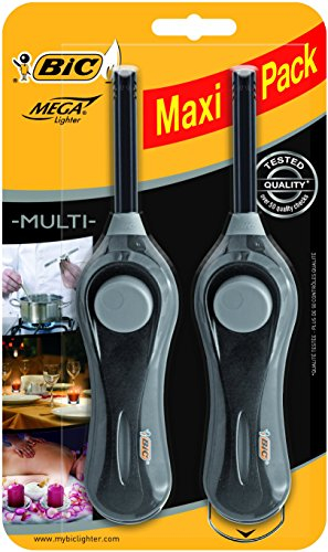 BIC Mega Standard Utility Lighter (Pack of 2) - Black