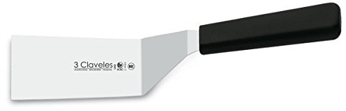 3 Claveles 1243 - Espatula curvada recta, 5 x 10 cm