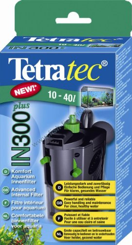 Tetra IN300 Plus Aquarium Internal Filter for 10 - 40L Aquariums