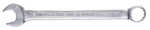 SW-Stål Gaffelringnyckel 24 mm - Fast Ringnyckel, 285 mm Längd, 00819L | Slitstarkt verktyg i storlek 24 mm för verkstadsbruk, höjd 14 mm och längd 285 mm, ergonomisk form för optimal kraft