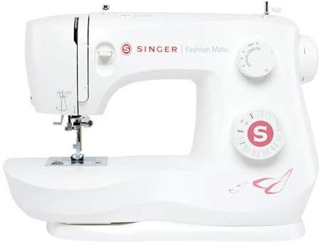 SINGER Fashion Mate - Máquina de coser (Blanco, Máquina de coser automática, Costura, Paso 4, Variable, palanca, Giratorio)